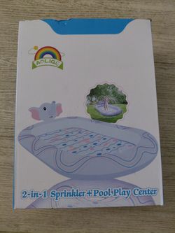 Kids Inflatable Sprinkler Pool - Splash Pad  Pool small infants