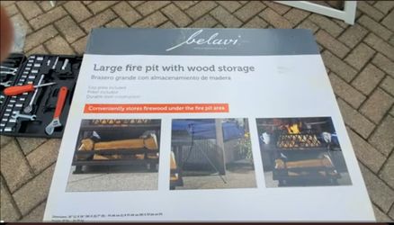 Large fire pit