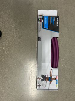 Bodyfit Weighted Fitness Hoop portable foam exercise hula hoop