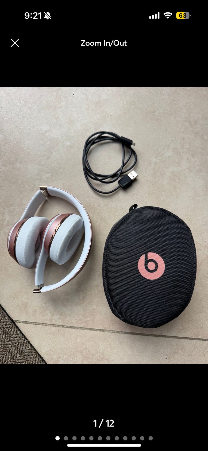Beats Solo3 Wireless Headphones Rose Gold