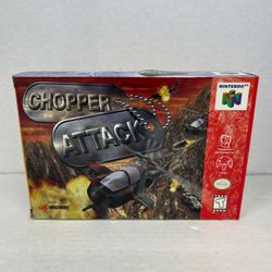 Chopper Attack (Nintendo 64 N64, 1998) CIB