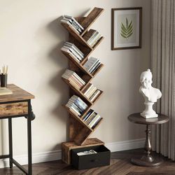 Modern Bookshelf W/ Drawer