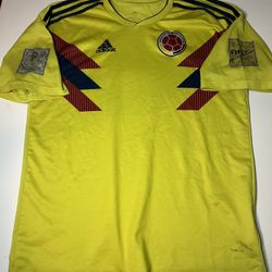 Colombia 2018 Adidas World Cup Jersey Size XL