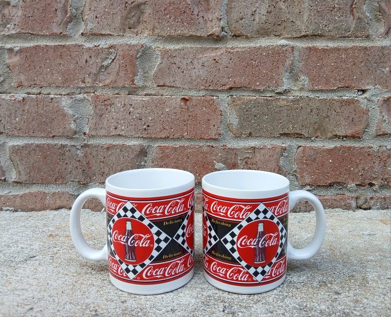 Vintage Enesco Coca-Cola Mugs