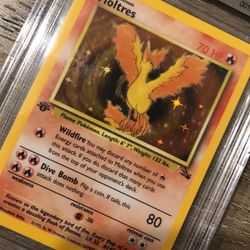 Pokemon TCG 1st Edition Moltres BGS 9