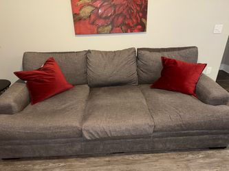Gray cindy Crawford collections couch
