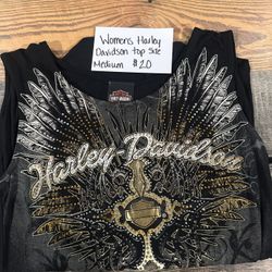 Women’s Harley Davidson Top Size Medium 
