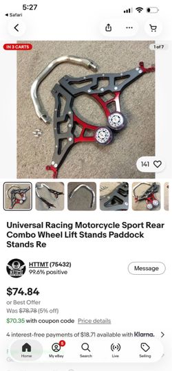 Motorcycle stand