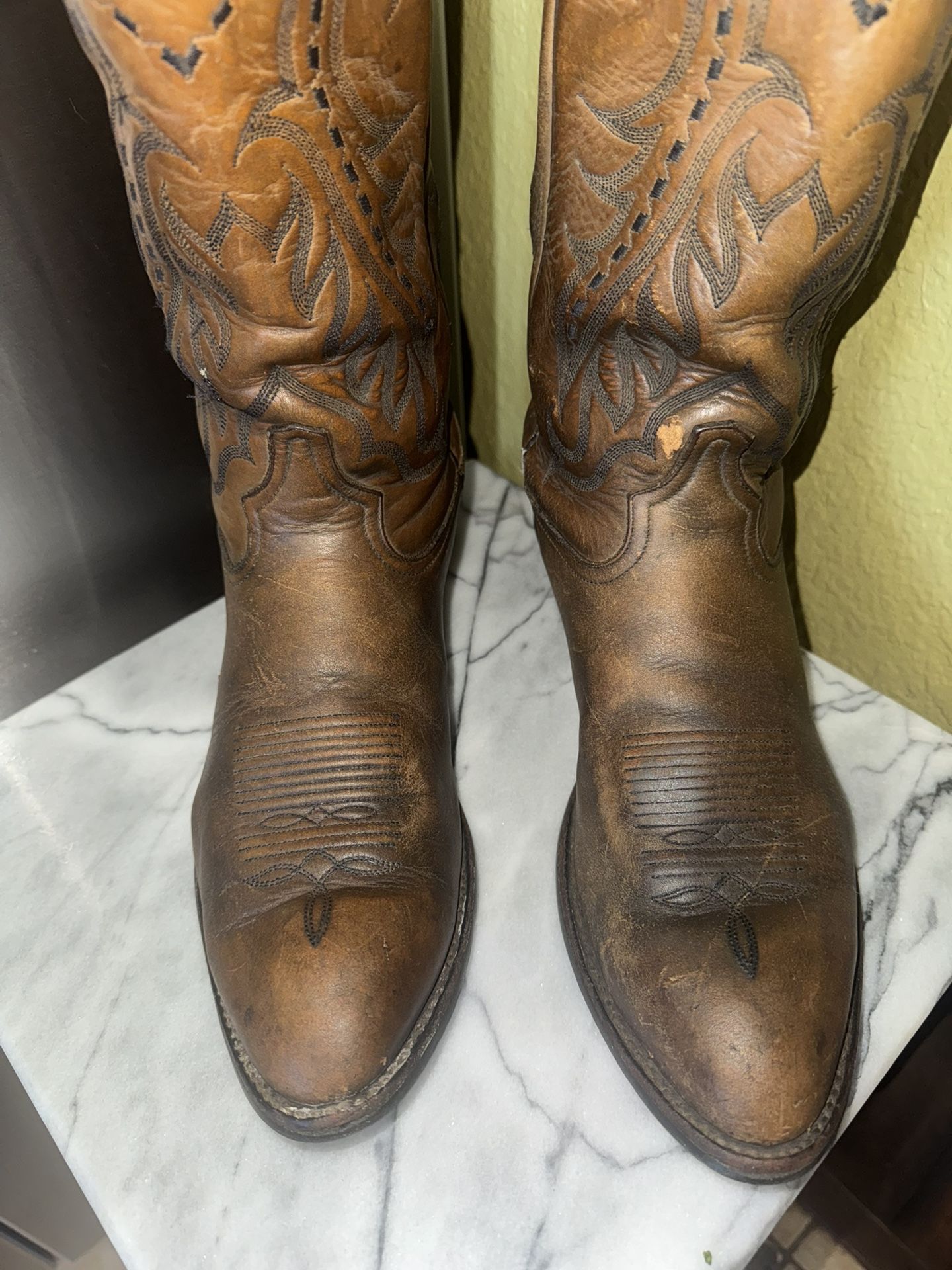 Tony Lama vintage Brown Boots Size 12D