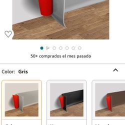 Base de vinilo para pared, moldura de zócalo de 4 pulgadas, base de pared de goma autoadhesiva flexible, diseño de moldura para despegar y pegar, 4 pu