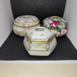 Nippon Hair Receivers, (ANTIQUES)Vanity Dish, 