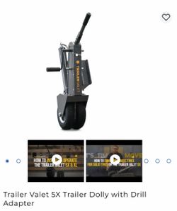 Trailer Valet 5X Trailer Dolly with Drill Adapter