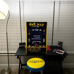 PAC-MAN 12 Games in 1, 17" LCD, Tabletop and Stool