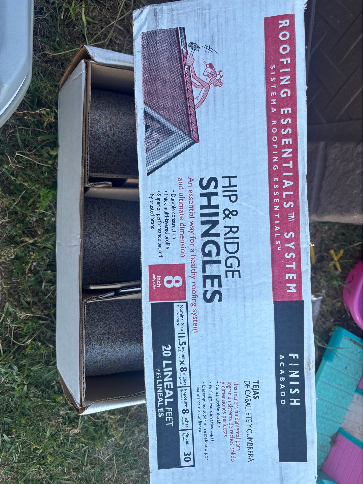 Hip and ridge shingles