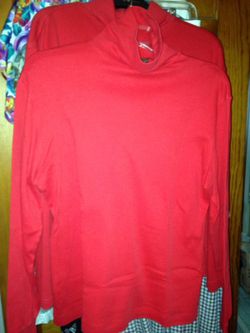 Red turtleneck sz lg