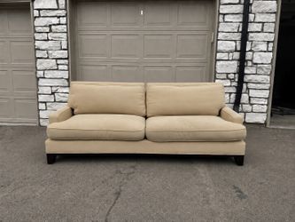 Pottery Barn plush sofa!