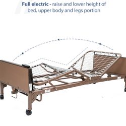 Full Electric Hospital Bed With Mattress 