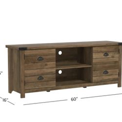 Gaming Ready Wood 60 inch TV Stand