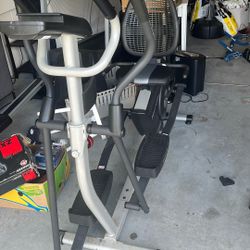 Elliptical workout machine