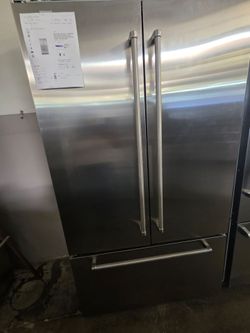 42" KITCHENAID BUILT IN FRENCH DOOR STAINLESS STEEL REFRIGERATOR
