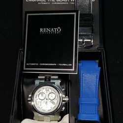 Renato Limited T-Rex Stainless Diamond Accent