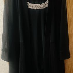 R&M Richards Black Outfit with Jacket and dress slacks