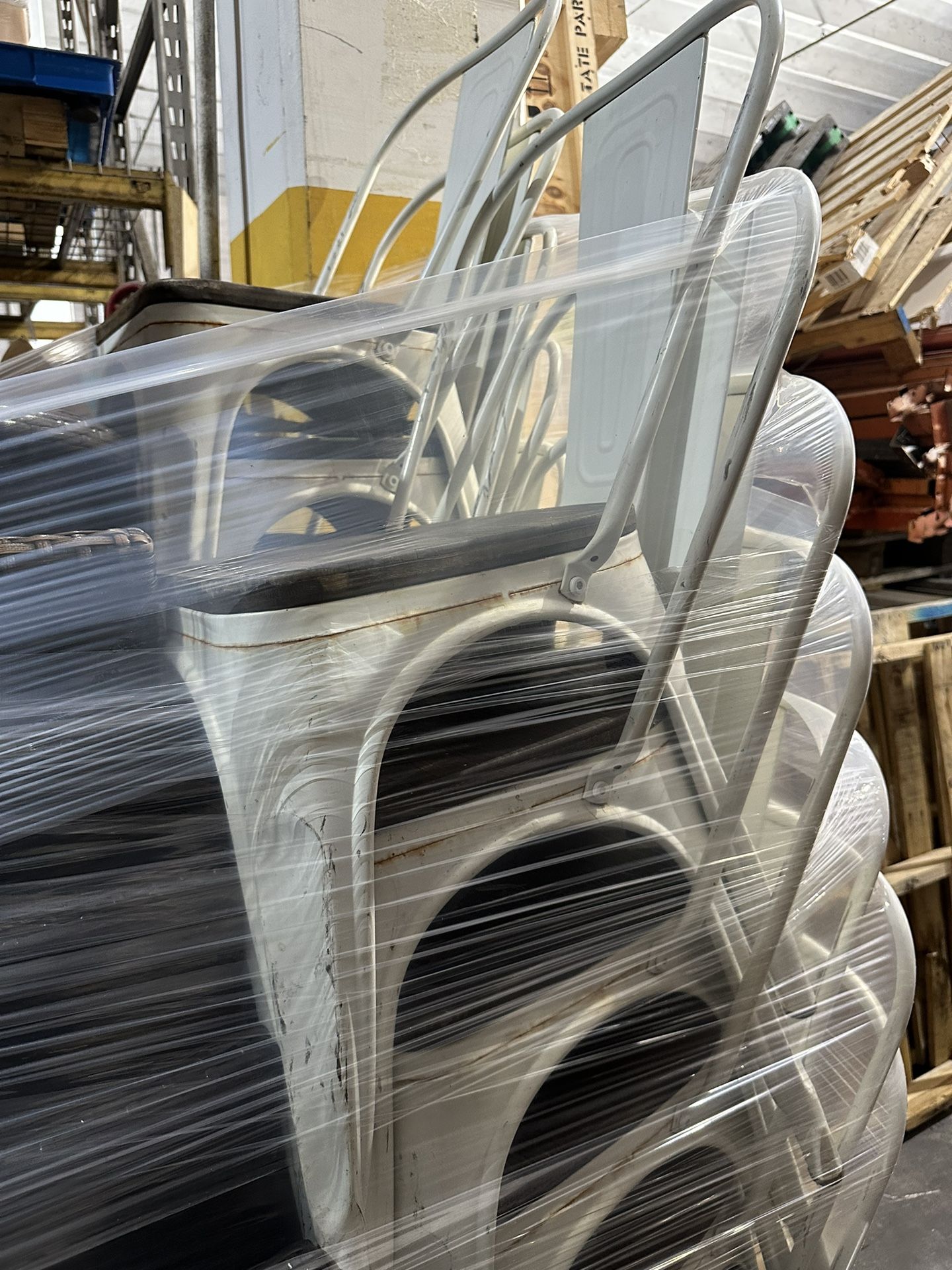 Metal Dining Chair Bistro Style 