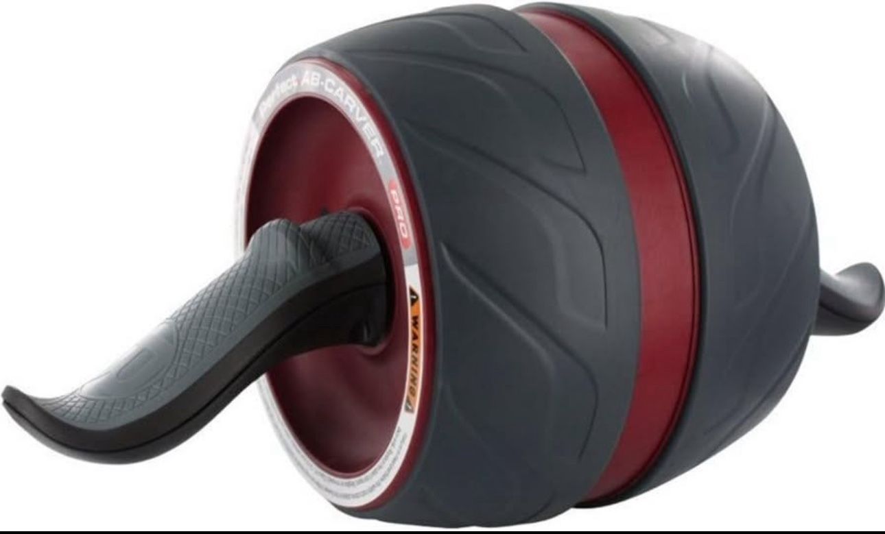 Ab Carver Roller Wheel With Built In Spring Resistance, At Home Core Workout Equipment