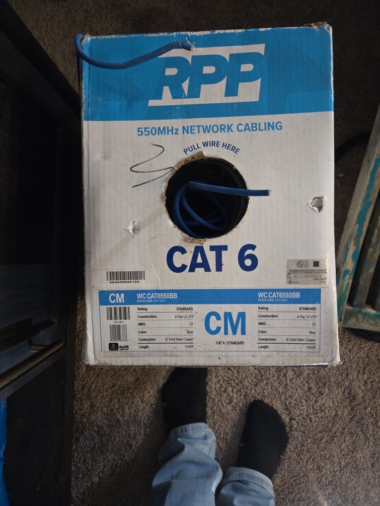 Network Cable Cat 6 8 Strand 550mhz