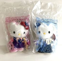 Hello Kitty&Dear Daniel japan McDonald's crew  Plush sanrio 1999