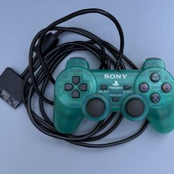 PlayStation 2 Controller - Clear Green