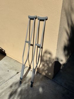 Aluminum Underarm Crutches – Pair