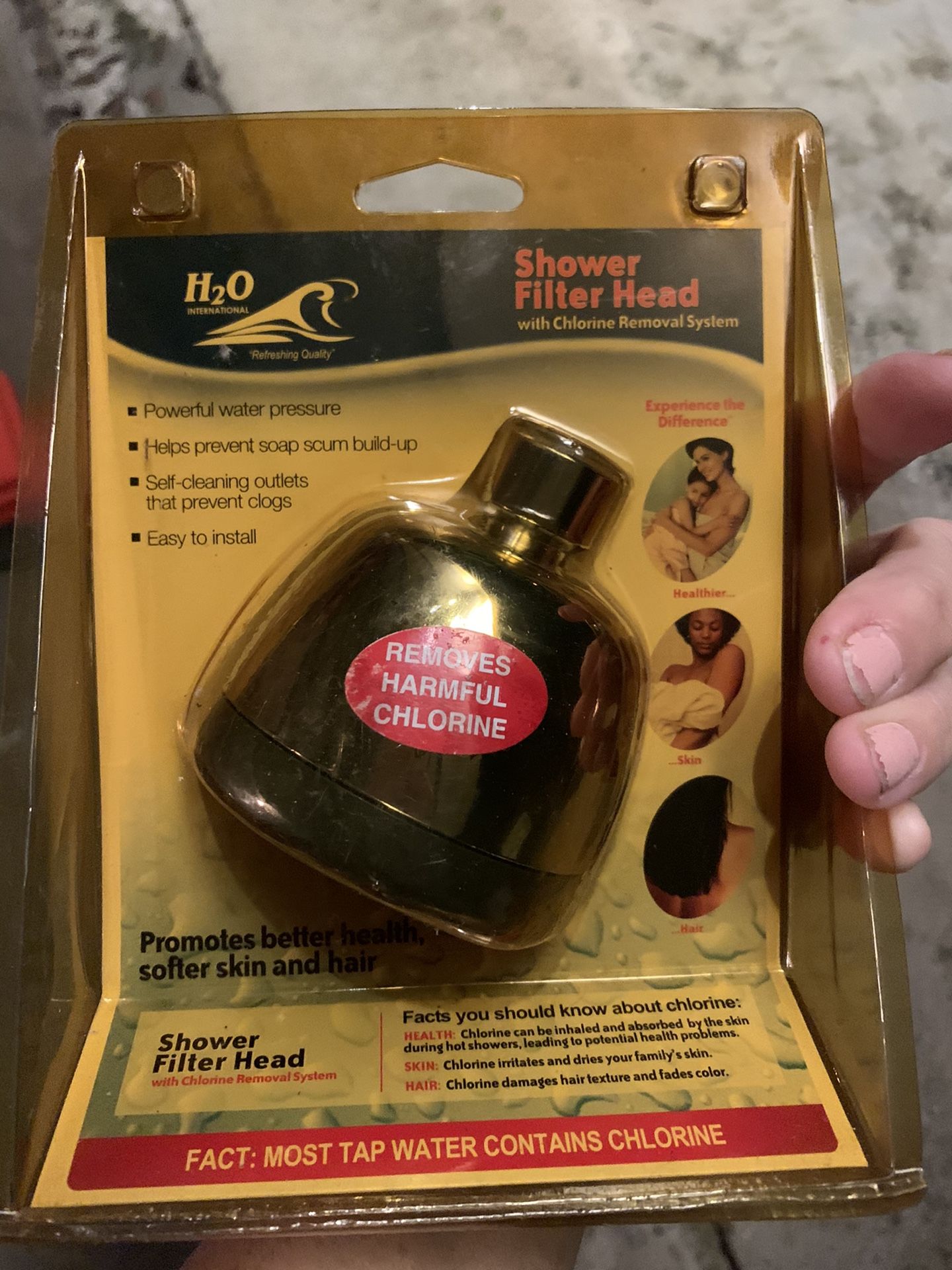 Shower filter head new in package