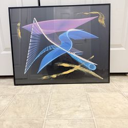 Beautiful modern 3ft by 2ft wall art. (MUST SELL TODAY)