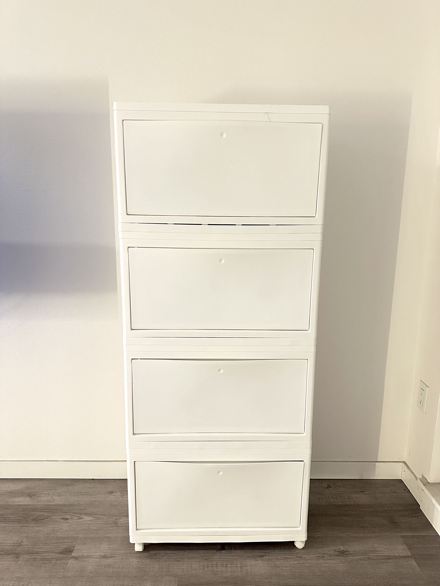 Large Stackable Storage Box w/ Magnetic Door