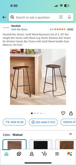 Stools 2 piece set