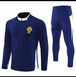 2026 Portugal Pre-Game Tracksuit, 1/4-Zip Style Jacket XXL