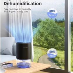 Dehumidifiers for Home, 25oz Dehumidifier Small Dehumidifiers for Room 285sq.ft