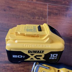 DEWALT 20-Volt MAX lithium-ion 10.0 Ah battery (Does not include charger )