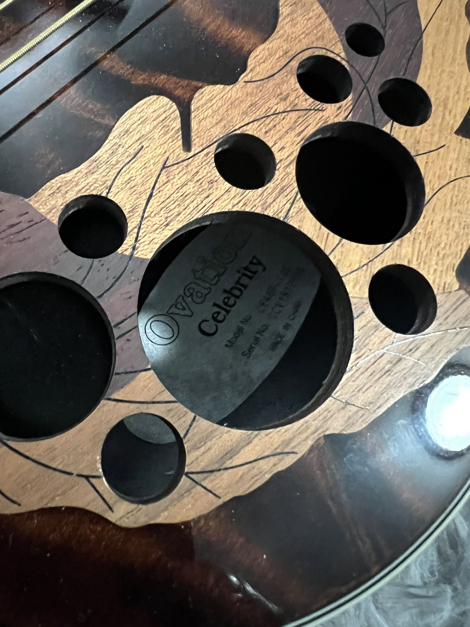 Ovation 6 String Acoustic Celebrity