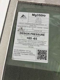 White Impact Window