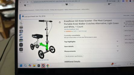 Knee Rover Knee scooter