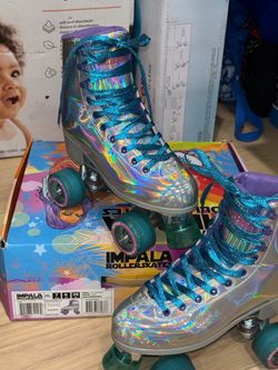 Impala Rollerskates Holographic Size 7