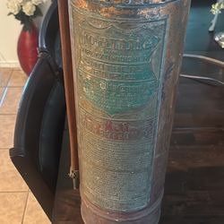 Copper Antique Extinguisher 