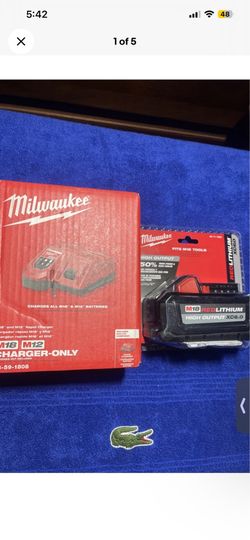 Milwaukee fast charger / 6.0 HO battery