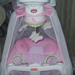 Fisher Price Cradle And Swing - Pink 