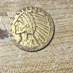Rare Collectible $5 Indian Coin ($800+ Value)