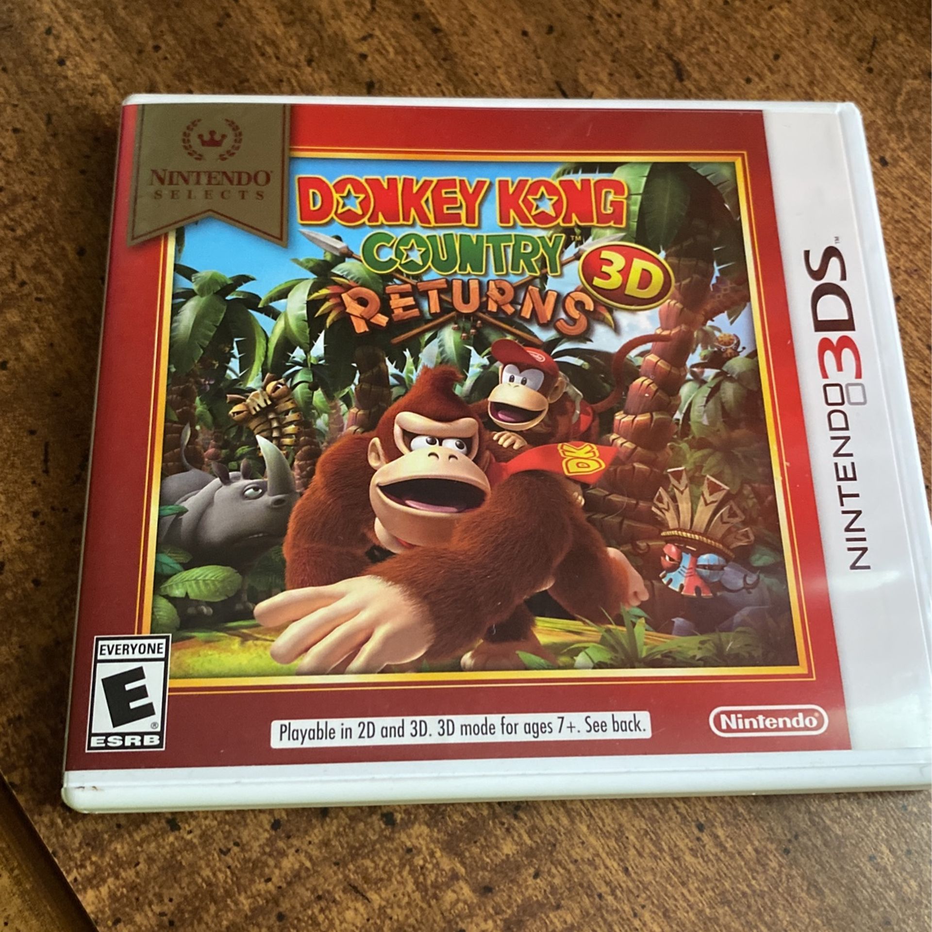 3Ds-Donket kong Country Returns 3D