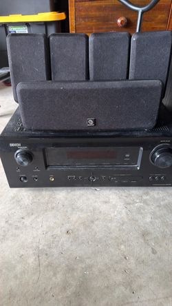 Denon AVR 590 with Boston Acoustic Speakers