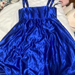 Satin Bubble Hem Cocktail Dress